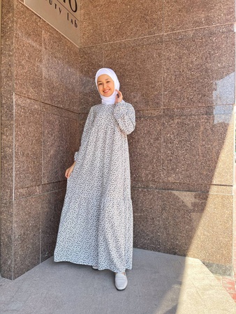 Платье-ярус цветочный