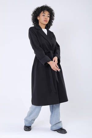 Пальто-халат осень-весна демисезонный