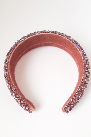 Бижутерия Крест ручной работы Кристалл Бусины Бархат Корона Сирень