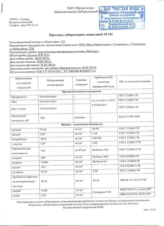 Sienergy natural mineral water