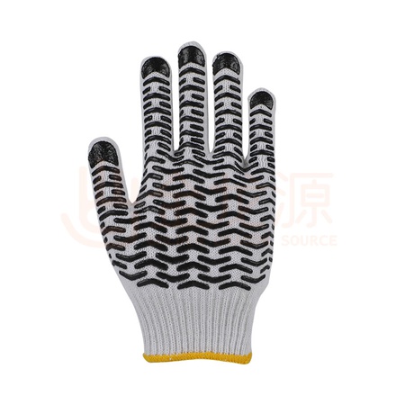 Рабочие перчатки с ПВХ волнами и точками