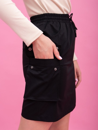 Мини карго юбка