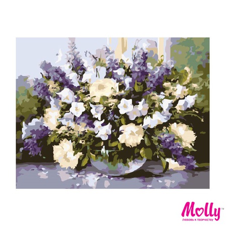 Картина по номерам Букет с колокольчиками
