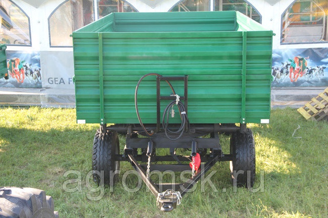 Tractor dump trailer 2 PTS-6,5 (Russia)