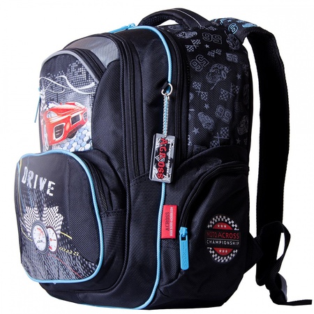 Рюкзак KB1524 Цвет: черно-красный «машина»