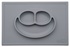Силиконовая тарелка ezpz Happy Mat Grey