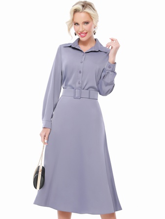 Офисный летний костюм с юбкой