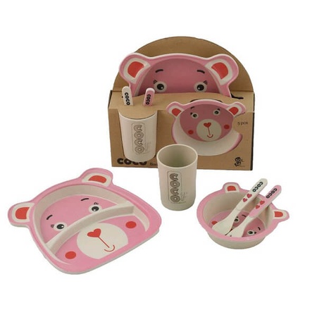 bamboo fiber plate kids
