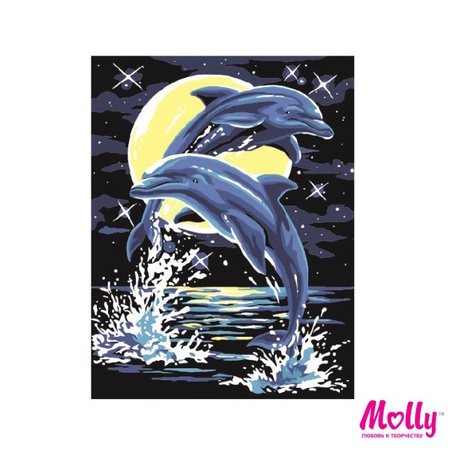 Ay yunusları ile boyama