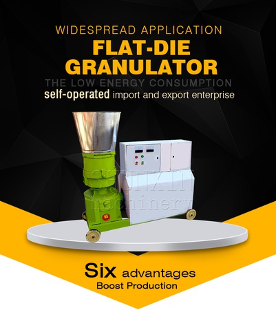 Gübre Hayvan Yemi Pelet Düz Kalıp Kırma Makinesi