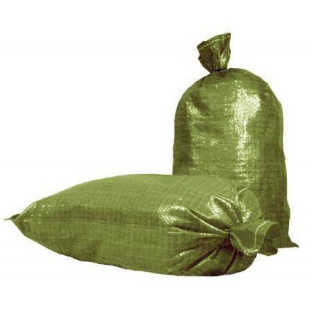 PP construction bag, green