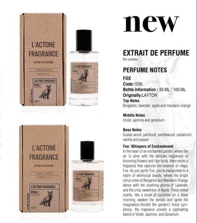 Духи .парфюм 100ML.   PERFUME L'ACTONE   100ML