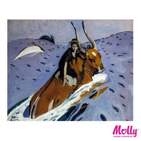 Serov numarasına göre boyayın. Europa&#39;nın kaçırılması