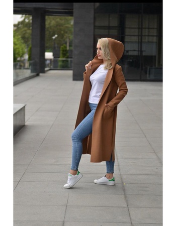 Пальто женское с капюшоном - Артикул L 2