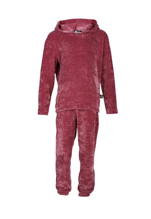 Костюм из вязаного велюра малиновый Yumster YG.21.42.007-110