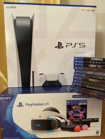 Консоль PS5 Sony PlayStation 5 Disc Edition Bundle-New-Sealed с 2-летней гарантией