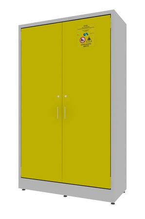 Yanıcı sıvıların güvenli depolanması için dolaplar