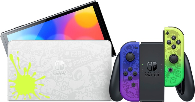 YENİ Nintendo Anahtarı OLED 64GB ÖZEL SLATOON 3 EDITION
