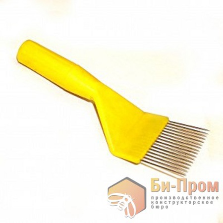 Вилка для расп. сот, игла прямая, ручка полистирол