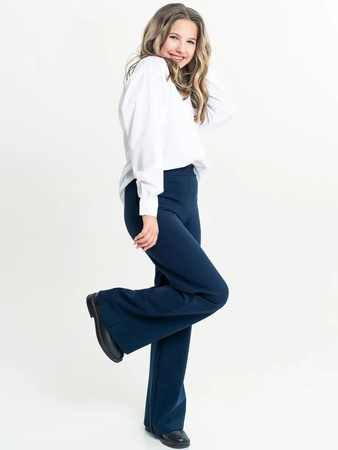 Классические брюки-клеш для девочек-подростков