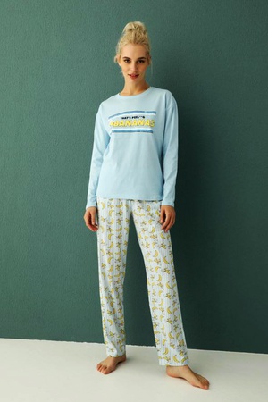 Bayan Pijama Takımı - %100 Pamuk