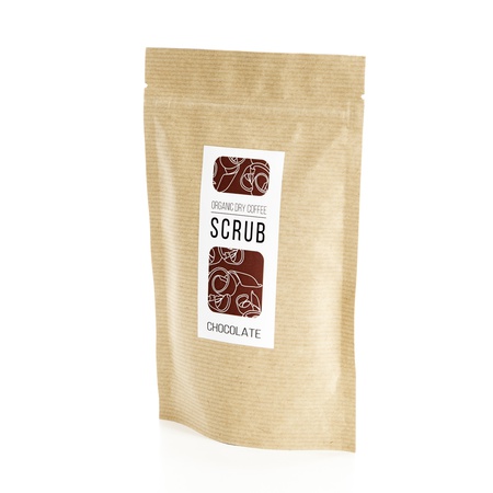 天然干咖啡擦洗芳香巧克力200克。