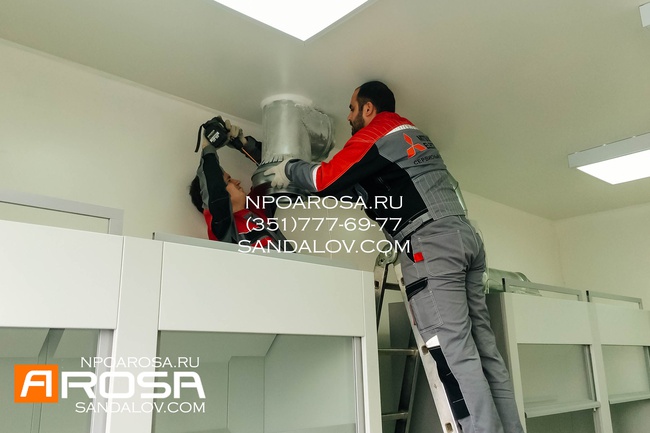 Шкафы вытяжные ШВ лабораторные химстойкие Ароса