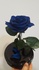 Роза в колбе 28см премиум синий