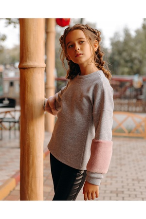 Kızlar için &quot;BH-10&quot; sweatshirt