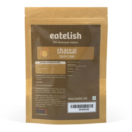 Thattai (South's Puri)