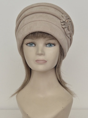 Шапка "Лера" (замша)