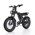 20" Adult Electric Bike 750W 48V 15.6Ah 28MPH Bicycle Fat Tire E-Mountain Bike