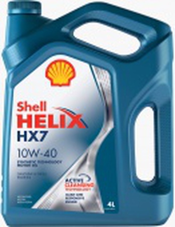 Моторное масло Shell Helix HX7 10W-40 полусинтетическое