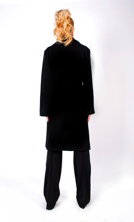 Пальто черное