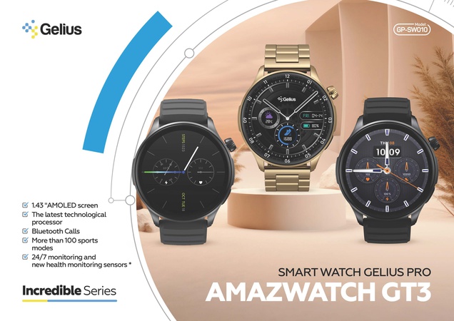 Akıllı Saat Gelius Pro GP-SW010 (Amazwatch GT3)