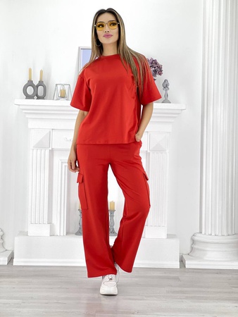 Двойка с брюками-карго - 93785