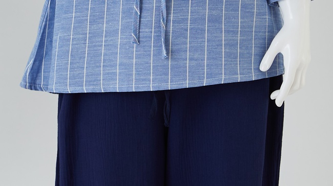 Yarasa Kol Tunik / Flamlı Pantolon