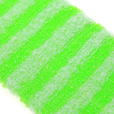 Мочалка Матроска с узкой полосой из жесткой нити