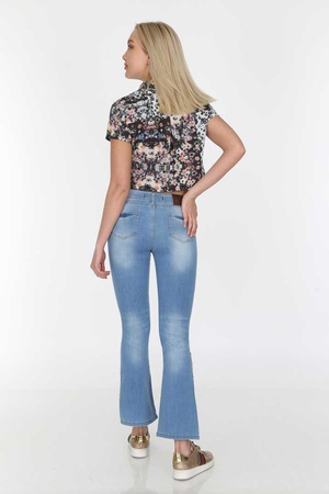 İspanyol Paça Kot Pantolon