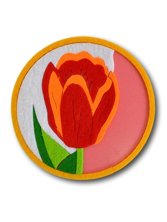 Подставка под кружку Цветы. Набор для творчества.