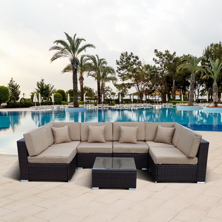 Комплект мебели для отдыха YR822Brown