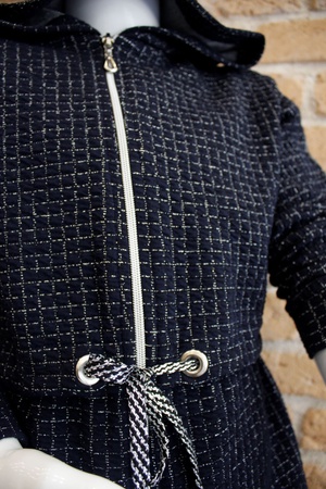 SİMLİ KAPŞONLU TUNİK