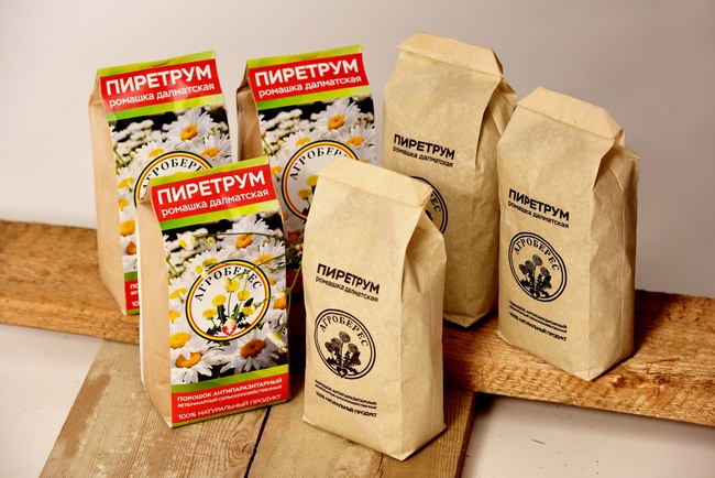 Антипаразитарный ветеринарный порошок "ПИРЕТРУМ"