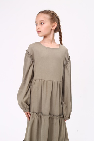 8. Летнее платье для девочек и подростков из льна (8-Kids-teens party dress)