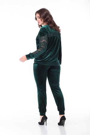 Anastasia Mak,КОСТЮМ ЖЕНСКИЙ МОДЕЛЬ 683 ИЗУМРУДНЫЙ