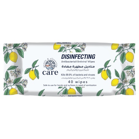 保养| 100％天然消毒湿巾，40片