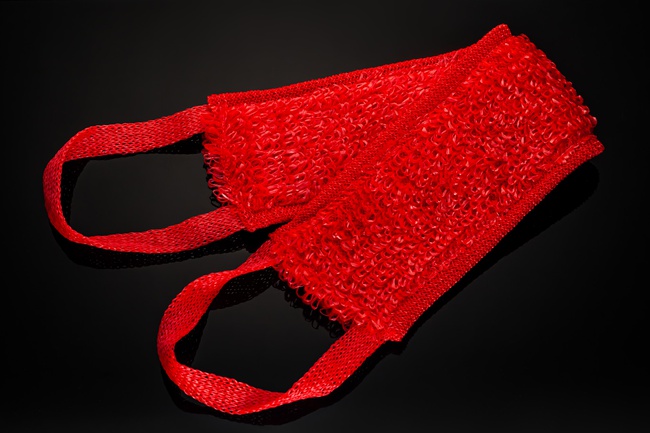 Банная мочалка "Банный пояс" без поролона