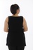 Майка большого размера с нулевым рукавом - черный (2)