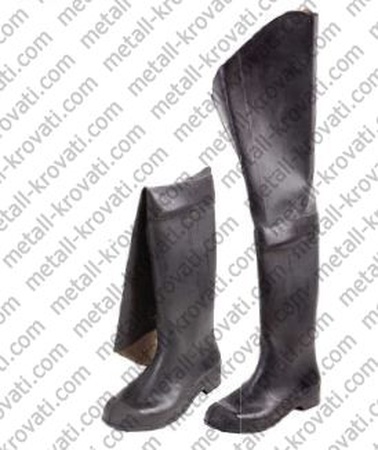 Сапоги резиновые высокие цвет – черный