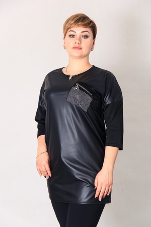 Туника кожанная